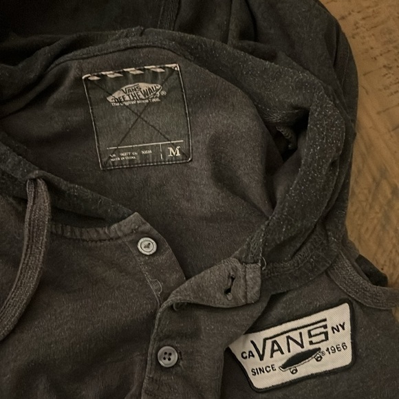 Vintage Vans Off The Wall Light Weight Hoodie - Size Medium - Picture 11 of 11